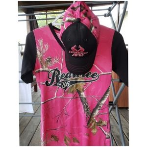 Real Tree Shirt and Hat Set M